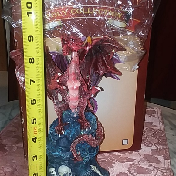 RED DRAGON STATUE - Picture 6 of 8